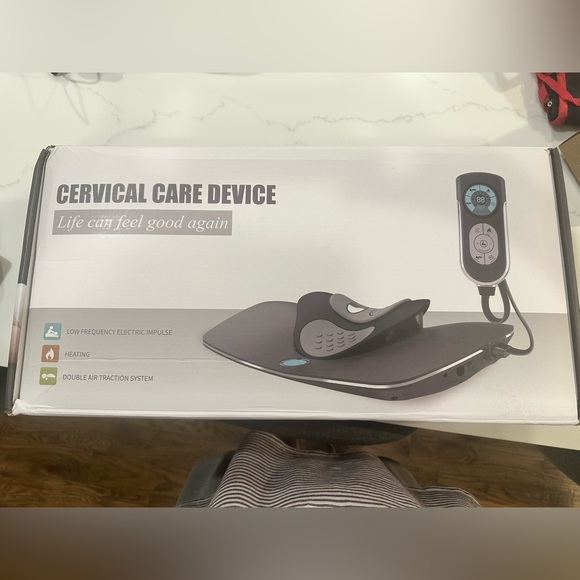 Neck/Cervical Care Device with Remote and charging plug - Picture 1 of 2